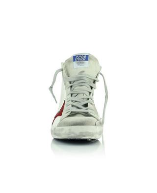 Francy Classic white sneakers with red star and zebra detail GOLDEN GOOSE