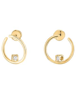 Le Cube Diamant yellow gold hoop earrings DINH VAN