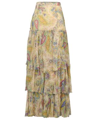 Salina long paisley printed chiffon skirt ETRO