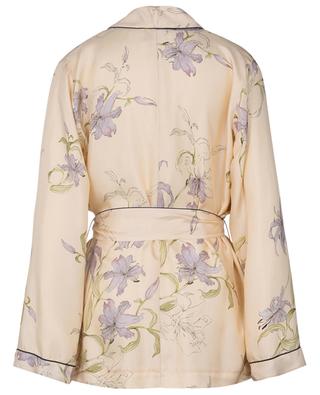 Gelsomina lightweight floral silk twill jacket FORTE FORTE