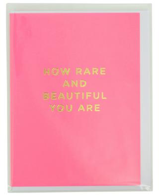 How rare and beautiful you are card with envelope LAGOM DESIGN