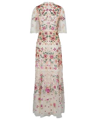 Langes Tülll-Kleid mit Pailletten bestickt Trellis Rose Gow NEEDLE &THREAD