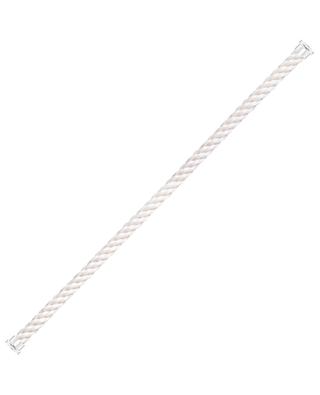 Force 10 GM Blanc bracelet cable with white gold plated ends FRED PARIS