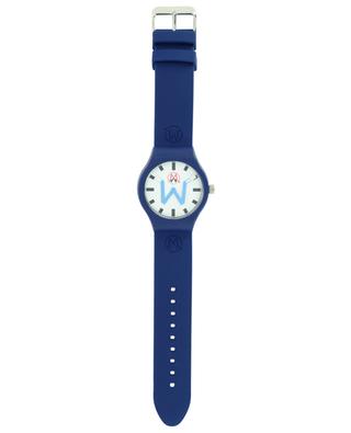 Berlin blue silicone strap wrist watch MADWATCH