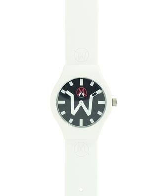 Shanghai white silicone strap wrist watch MADWATCH