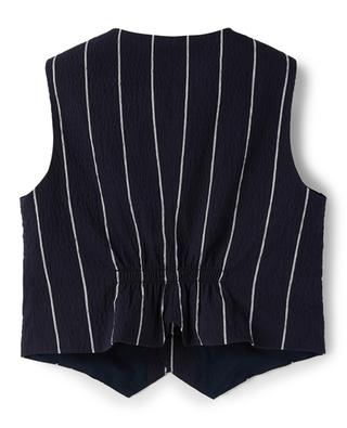 Boys' striped seersucker vest IL GUFO