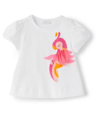 Baby T-shirt with parrot print IL GUFO