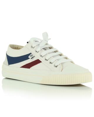 Midnight Low Stripe fabric and leather low-top lace-up sneakers AXEL ARIGATO