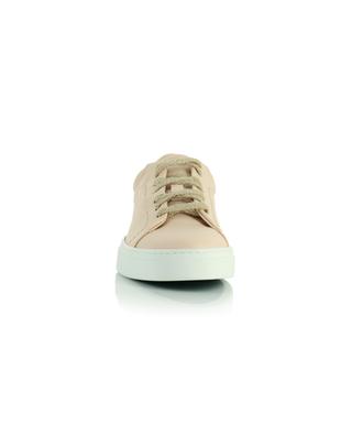 Neven Low pink vegan leather lace-up sneakers YATAY