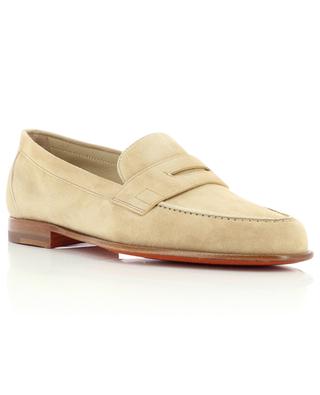 Loafers in suede with leather soles SANTONI