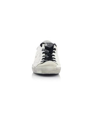 Super-Star drawing adorned leather sneakers GOLDEN GOOSE