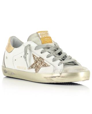Goldene Leder-Sneakers Super-Star GOLDEN GOOSE