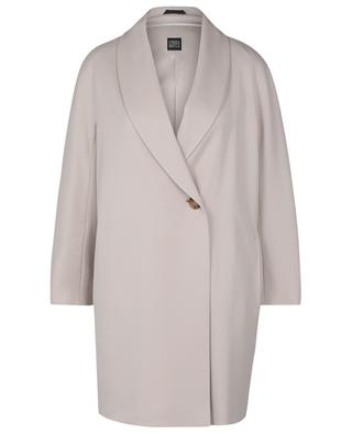 Lightweight single-breasted wool coat CINZIA ROCCA