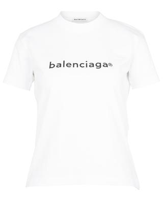 Schmales T-shirt aus Baumwolle mit Logoprint New Copyright Small Fit BALENCIAGA