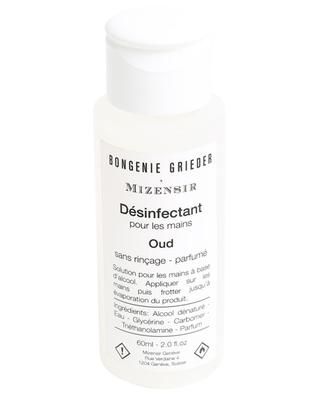 Gel désinfectant parfumé Oud - 60 ml MIZENSIR
