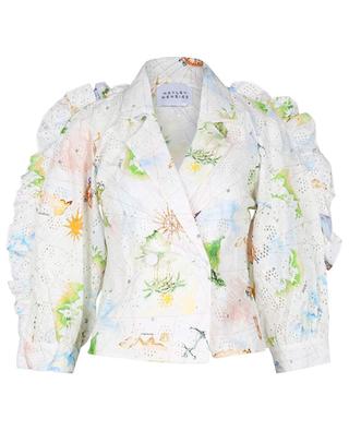Paradise Found Tux printed embroidered shirt HAYLEY MENZIES