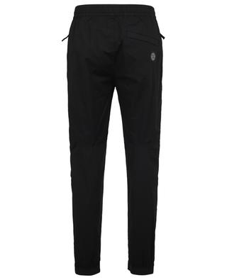 Compass patch cotton poplin tapered trousers STONE ISLAND