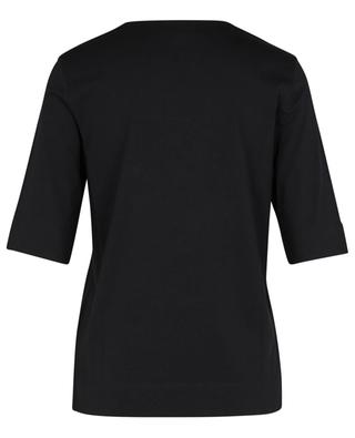 Jersey-T-Shirt mit Ausschnitt Twist GANNI