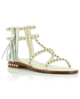 Power 20 studded flat leather sandals ASH