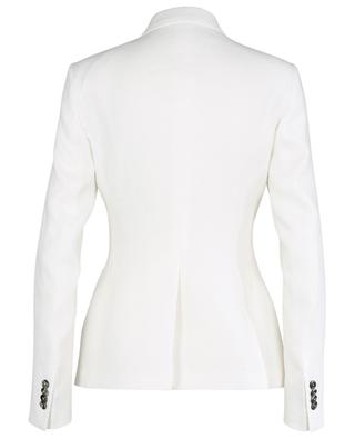 Anise cinched white linen blazer TAGLIATORE