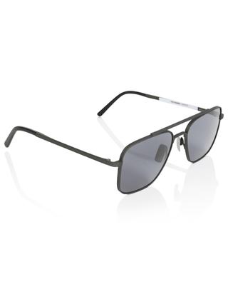 Quadratische Sonnenbrille aus Metall The Glamorous VIU