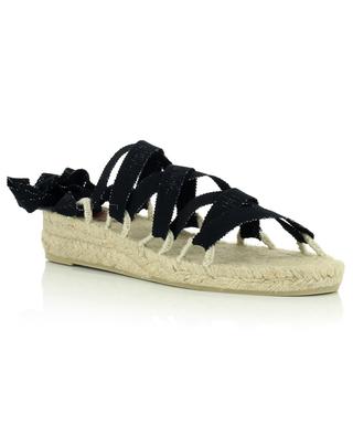 Paloma lace-up sandals with small wedge heel CASTANER