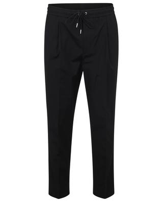 Jogger fit cotton waistband tuck trousers MONCLER