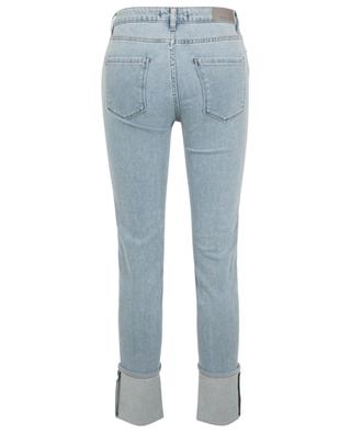 Slim-Fit-Jeans mit perlenbestickten Umschlägen Todi FABIANA FILIPPI