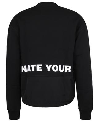 Materialmix-Oversize-Sweatshirt Dominate Your Sport DSQUARED2