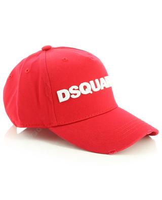 Logo embroidered gabardine baseball cap DSQUARED2