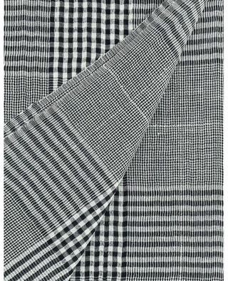 Schal aus Baumwolle und Leinen mit Glencheck-Karos Divo 19 ANDREA'S 47