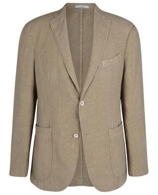 K.Jacket single-breasted linen blazer BOGLIOLI