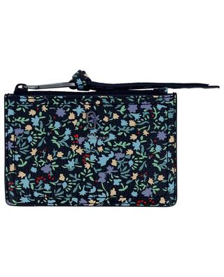 The Top Zip Ditsy Florals zippered leather card case MARC JACOBS