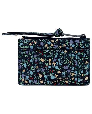 The Top Zip Ditsy Florals zippered leather card case MARC JACOBS