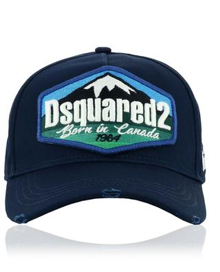 Mountains logo patch distressed baseball cap DSQUARED2