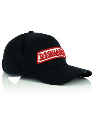 Logo patch distressed baseball cap DSQUARED2