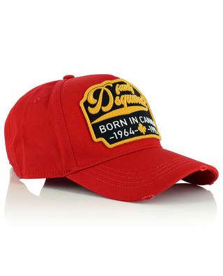 Family Dsquared2 patch distressed baseball cap DSQUARED2