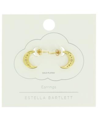 Gold-plated crescent ear studs ESTELLA BARTLETT