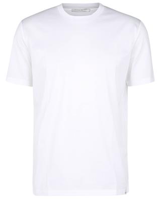 T-shirt à col rond en jersey légèrement transparent PAOLO PECORA