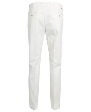 Slim fit cotton gabardine trousers PAOLO PECORA