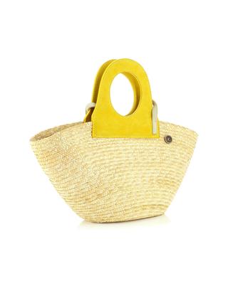 Straw and suede tote bag CATARZI 1910