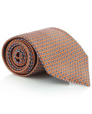 Tie and pocket square gift set with grid print BRIONI