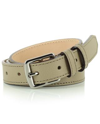 Mini Etrivière thin grained leather belt BERTHILLE MAISON FRANCAISE