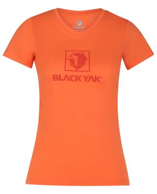 Senepol V-neck short-sleeved T-shirt BLACK YAK