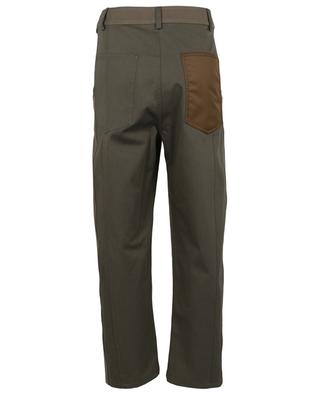 Baggy trousers in mixed materials VALENTINO