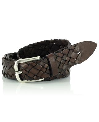 Bufalo braided leather belt ANDREA D'AMICO