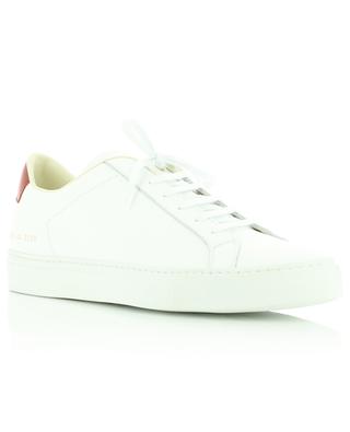 Retro Low white low-top leather sneakers with contrasting detail COMMON PROJECTS