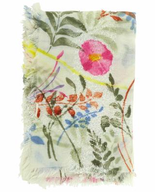 Écharpe texturée imprimée fleurs Sandy Fiore 19 ANDREA'S 47