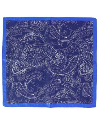 Jamul reversible paisley and houndstooth check pocket square ETRO