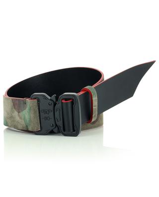 Suede leather belt military effect N.D.V PROJECT